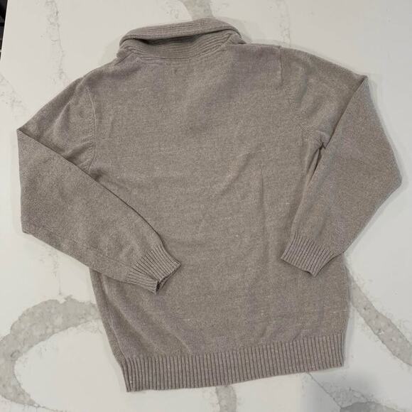 Method Pullover Tan Knit Long Sleeve Shawl Neck Sweater Mens XXL Casual Workwear - Picture 7 of 7